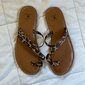 Leather Strappy Sandals/Flip Flops